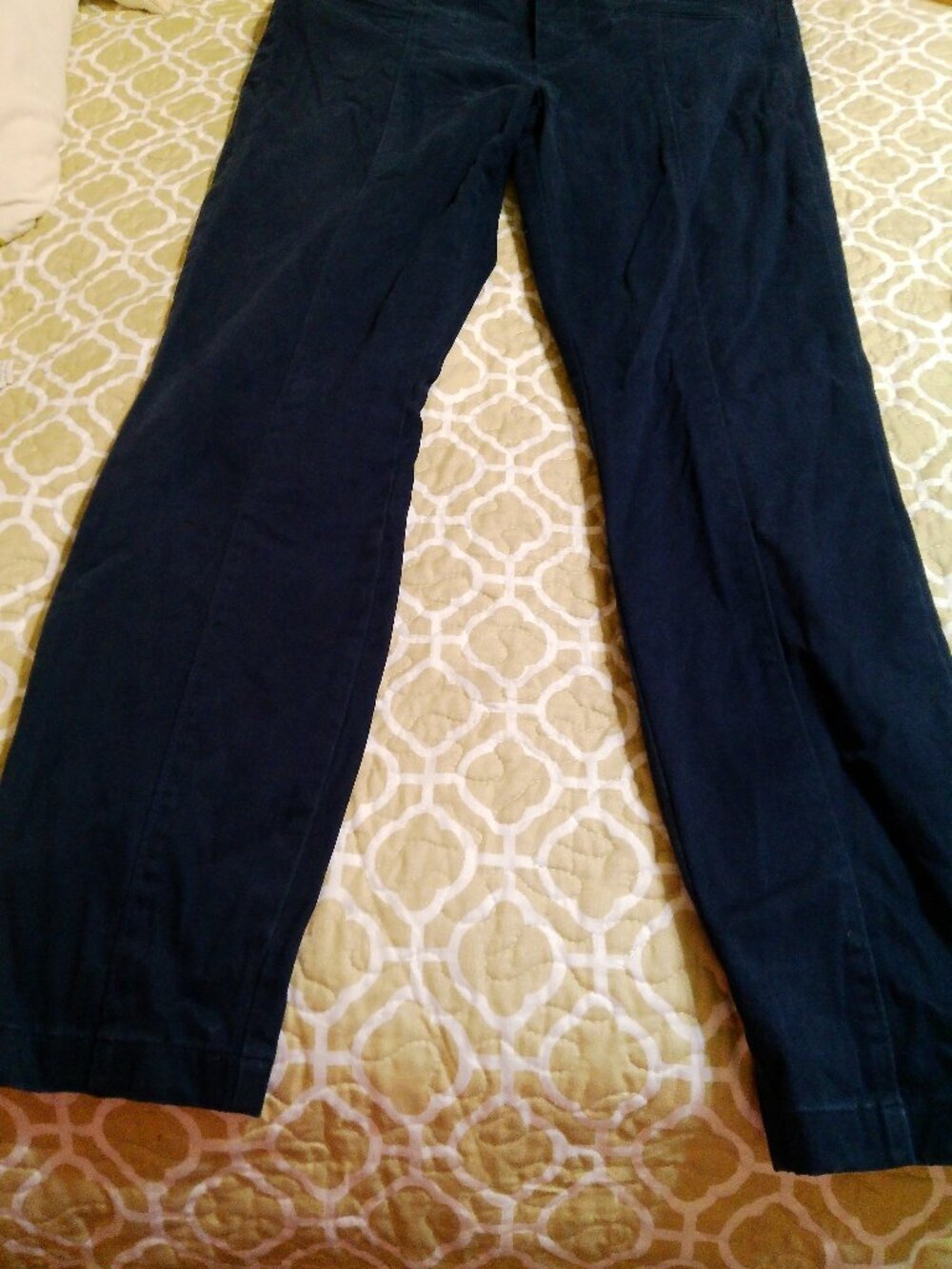 LOFT NAVY BLUE SIZE 6 SKINNY PANTS GOOD CONDITION